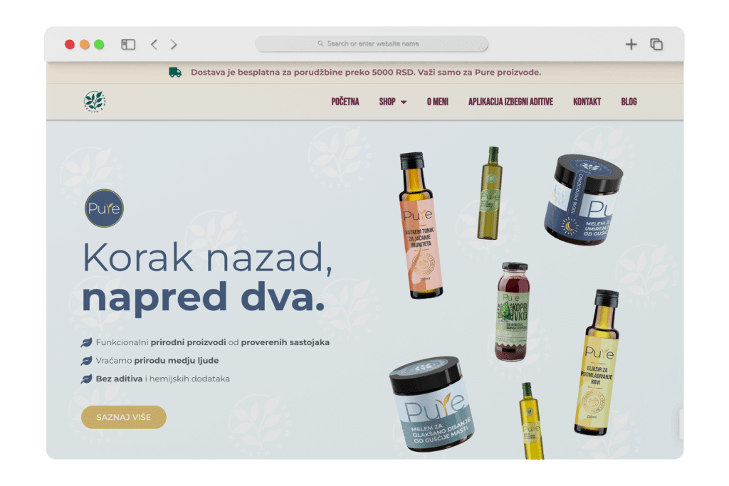 Pure Health And More Mockup