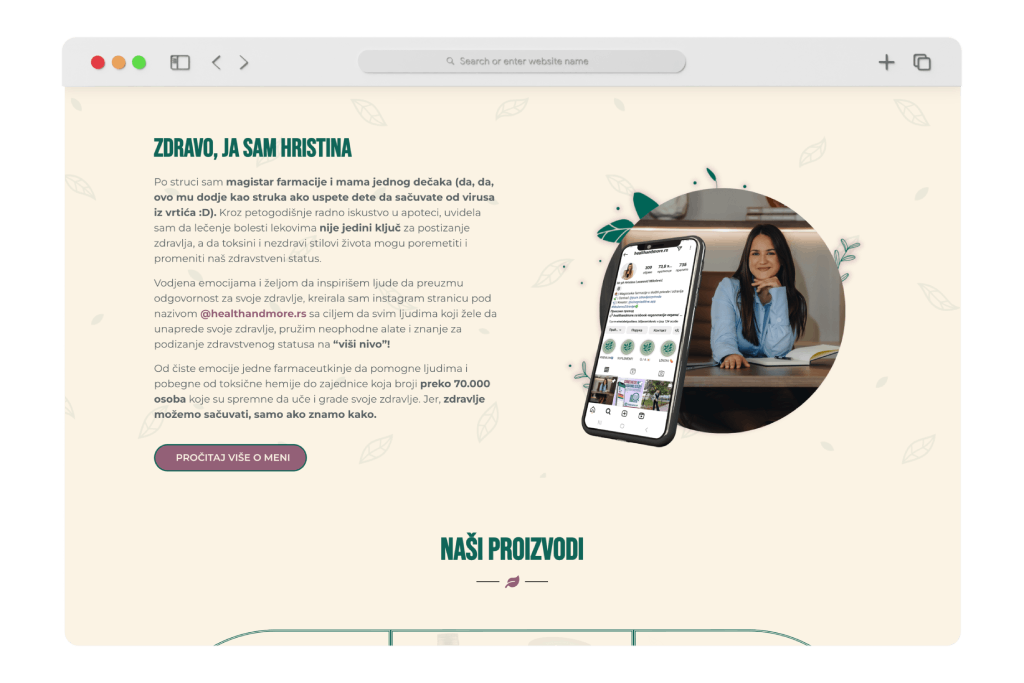 Health And More Nnweb Mockup